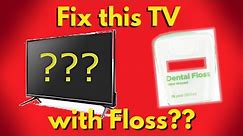 Toshiba 55C350KU TV Backlight Repair | Floss Method?