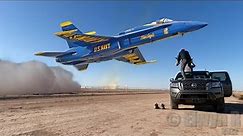 Spectacular Take-Offs Blue Angels El Centro video 2022 Holiday US Navy