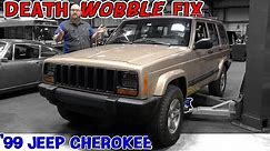 Death Wobble on this immaculate '99 Jeep Cherokee! CAR WIZARD shows how to find it and the fix