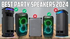Top 5 Best Party Speakers 2024 - Best Party Speaker 2024