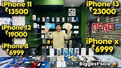 Biggest iPhone Sale Ever 🔥| Cheapest iPhone Market | Second Hand Mobile | iPhone15 Pro iPhone 14