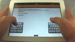 How to use the iPad's Split Keyboard on IOS 5