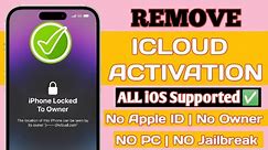 How To Remove iCloud Activation Lock From All iPhone | Bypass iPhone Locked To Owner 2024!