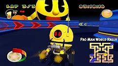 Pac-Man World Rally PSP Playthrough - Let's Catch Some Ghosts