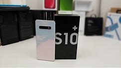 Samsung Galaxy S10 Plus Prism White Unboxing