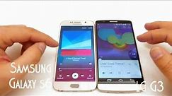 Samsung Galaxy S6 versus LG G3