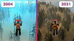 GTA San Andreas (2004) vs Definitive Edition (2021) FOG and Draw Distance Comparison