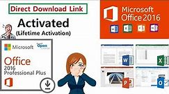 Download Microsoft office 2016 full free ( Direct download)
