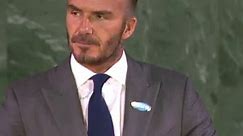 David Beckham at the United Nations