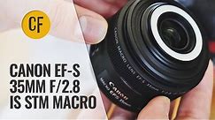 Canon EF-S 35mm f/2.8 IS STM Macro lens review with samples