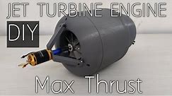 How to make a Mini Jet Engine | 3D Printed | DIY with Max Thrust