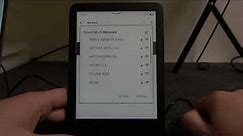 How to Connect WiFi on AMAZON Kindle Touch 11 | Kindle Setup Guide