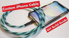 Custom iPhone Cable DIY Build Guide (Lightning Connector)