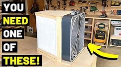 BOX FAN AIR FILTER For About $40! (How To Build a DIY Box Fan Air Purifier With HVAC Filters!)