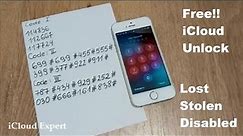 Free!! iCloud Unlock For Any iPhone✔Any iOS✔Lost/Stolen/Disabled✔All Success✔