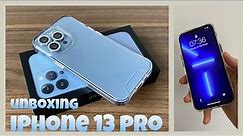 iPhone 13 Pro Sierra Blue Unboxing | Accessories + Set up 💙