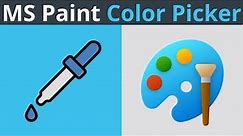 How To Copy Image Color Codes (HEX, RGB, And HSV) Using Microsoft Paint Color Picker Tool