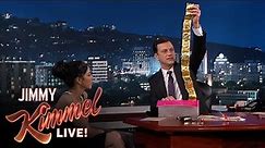 Jimmy Kimmel Goes Through Sarah Silverman's Purse