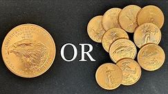 Saving for One Ounce Gold vs Buying Fractional Gold Each Month