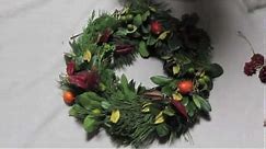 How to Make a Christmas Wreath from a Wire Hanger