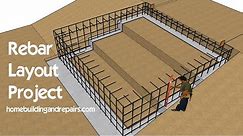 Structural Rebar Layout For Sloping Concrete Garage Foundation - Learn How To Build Project
