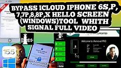 full activation Tutorial 2022 with iRemoval PRO v5.9 | iphone 6s, se x, BYPASS WITH SIGNAL/unlock 💐💐