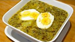 Zupa szczawiowa - domowa. Ze słoiczka z jajeczkiem i ziemniaczkami.Becia gotuje i poleca.