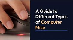 The Ultimate Guide to Different Types of Computer Mouse: Explained