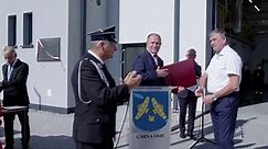 Uroczyste otwarcie nowej remizy Ochotniczej Straży Pożarnej w Osiu.