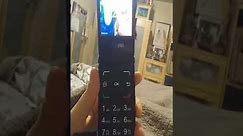Turning the volume up/down on flip phone (Video #5)