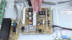 Plasma TV Repair - No Image, No Picture on TV Screen - How to Replace Power Supply Board