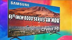 Samsung 4K Smart TV Crystal UHD Full HDR 2020 (TU8000) 65'' Inches 60Hz l HDMI