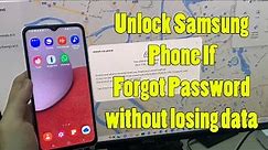 How To Unlock Samsung Phone If Forgot Password without losing data