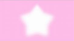 Aesthetic Star Aura Pulse Pastel Pink Background Screensaver Copyright Free | 10 Minutes