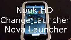 Change Nook HD Launcher ( Interface )