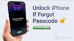 How to Unlock iPhone without Passcode If Forgot [2 Official Free Ways]