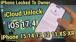 How To Unlock iPhone Locked To Owner Unlock iCloud iPhone 11 12 13 14 15 XR XS