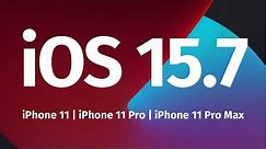 How to update to iOS 15.7 - iPhone 11, iPhone 11 Pro, iPhone 11 Pro Max