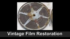 FILM IRONING - How to Restore Crumpled Up Vintage 8mm Movie Projector Film