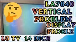 CRT LG TV picture problem!! display problem #shaheen#electronics