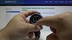 How to Set Up Lock Screen in SAMSUNG Gear S3 Frontier - Screen Security