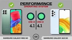 SAMSUNG GALAXY M53 5G VS SAMSUNG GALAXY A33 5G - Comparison Galaxy M53 & Galaxy A33