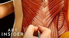 Body Artist Teaches Anatomy With Paintings