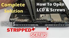 iPhone screw won't come out | How to remove iPhone stripped bottom screws full solution