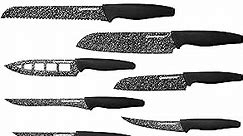 Granitestone Nutriblade 12-Piece Santoku Knives, High Grade Professional Chef Kitchen Knives with Easy-Grip Handles, Stainless Steel Rust-proof blades – Dishwasher-safe As Seen On TV
