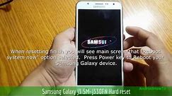 Samsung Galaxy J3 SM-J330FN Hard reset