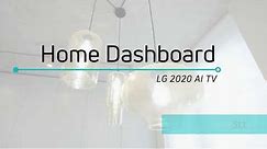 LG Smart TV Home Dashboard