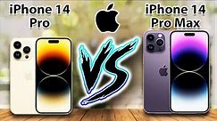 iPhone 14 Pro vs iPhone 14 Pro Max Review of Specs!