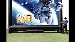 Sewinfla 24Ft Inflatable Projector Screen Review – PROS & CONS – Front & Rear Projection