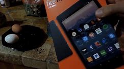 Kindle Fire HD 8 (7th Gen) Unboxing and Initial Setup
